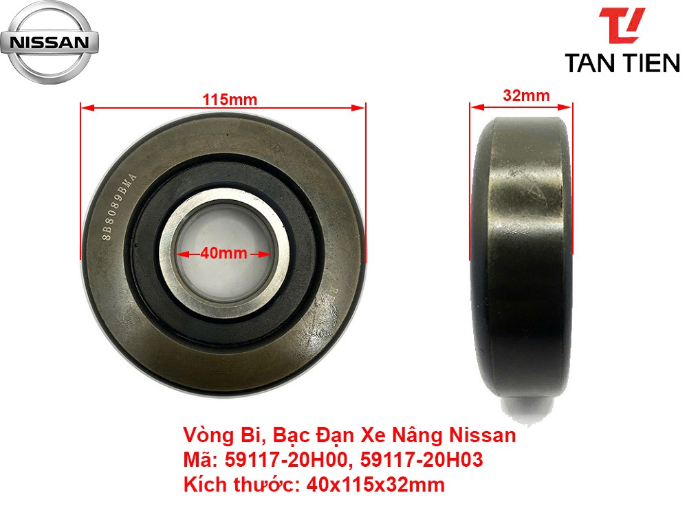 Vòng Bi Nissan 59117-20H03